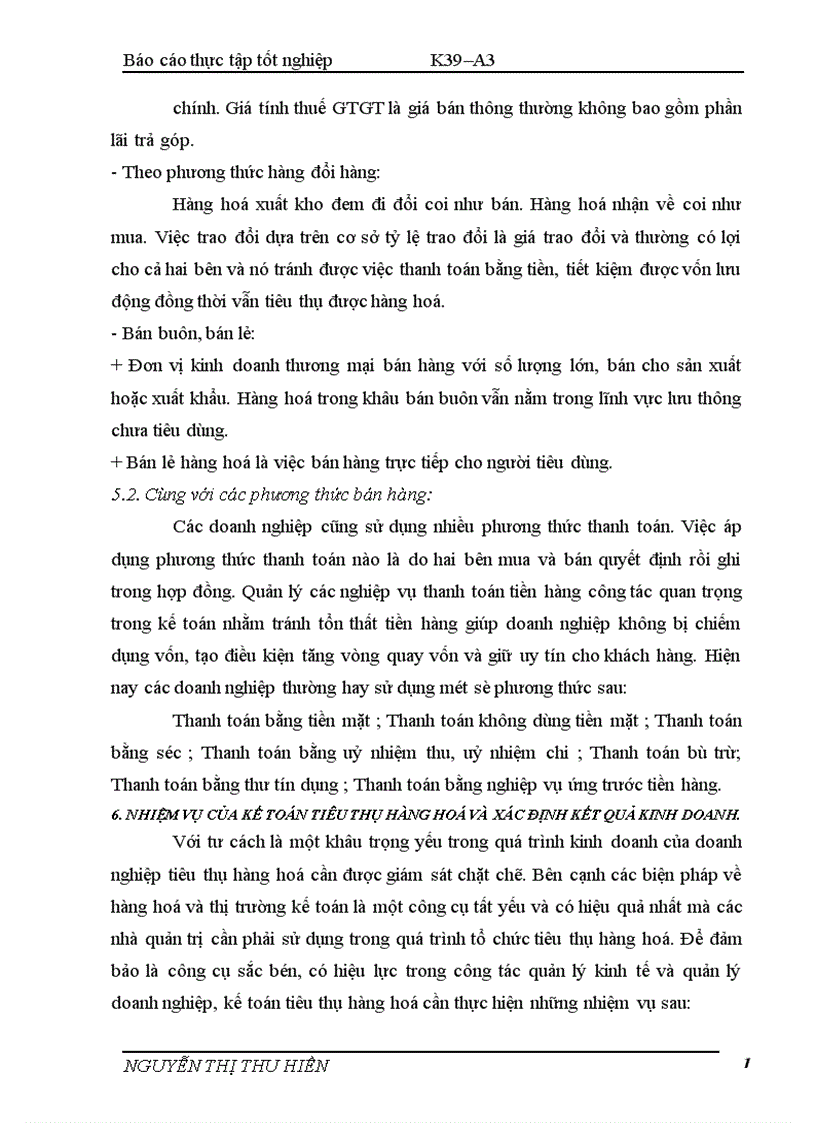 image for page Thực tế công tác kế toán bán hàng và xác định kết quả kinh doanh tại Công ty CPXD và TM Bắc