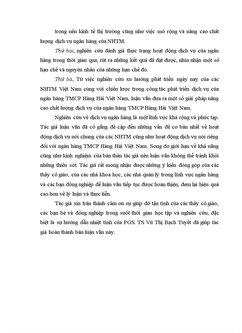 image for page Nâng cao chất lượng dịch vụ của Ngân hàng TMCP Hàng Hải Việt Nam