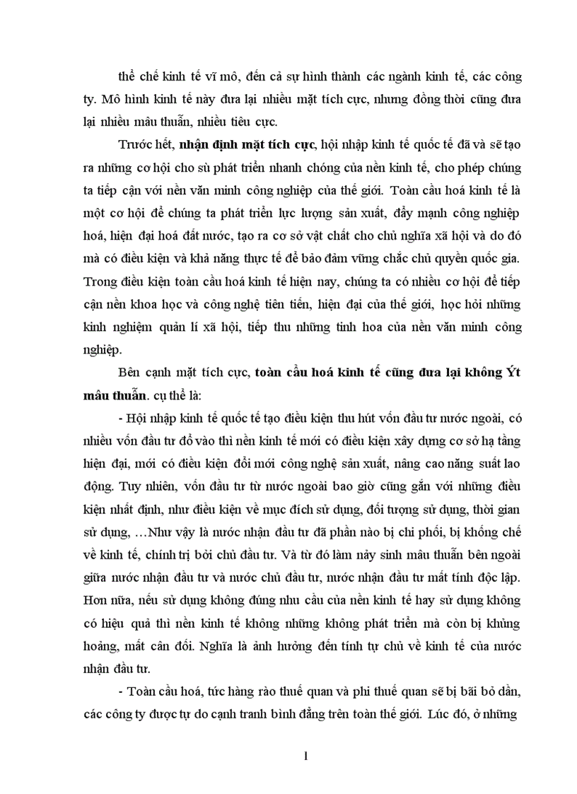 image for page Phép biện chứng về mâu thuẫn và việc phân tích mâu thuẫn giữa xây dựng kinh tế độc lập tự chủ với hội nhập kinh tế quốc tế 1