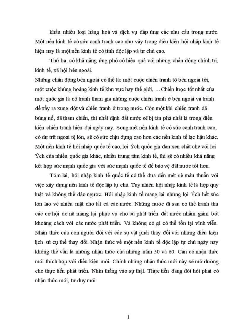 image for page Phép biện chứng về mâu thuẫn và việc phân tích mâu thuẫn giữa xây dựng kinh tế độc lập tự chủ với hội nhập kinh tế quốc tế 1