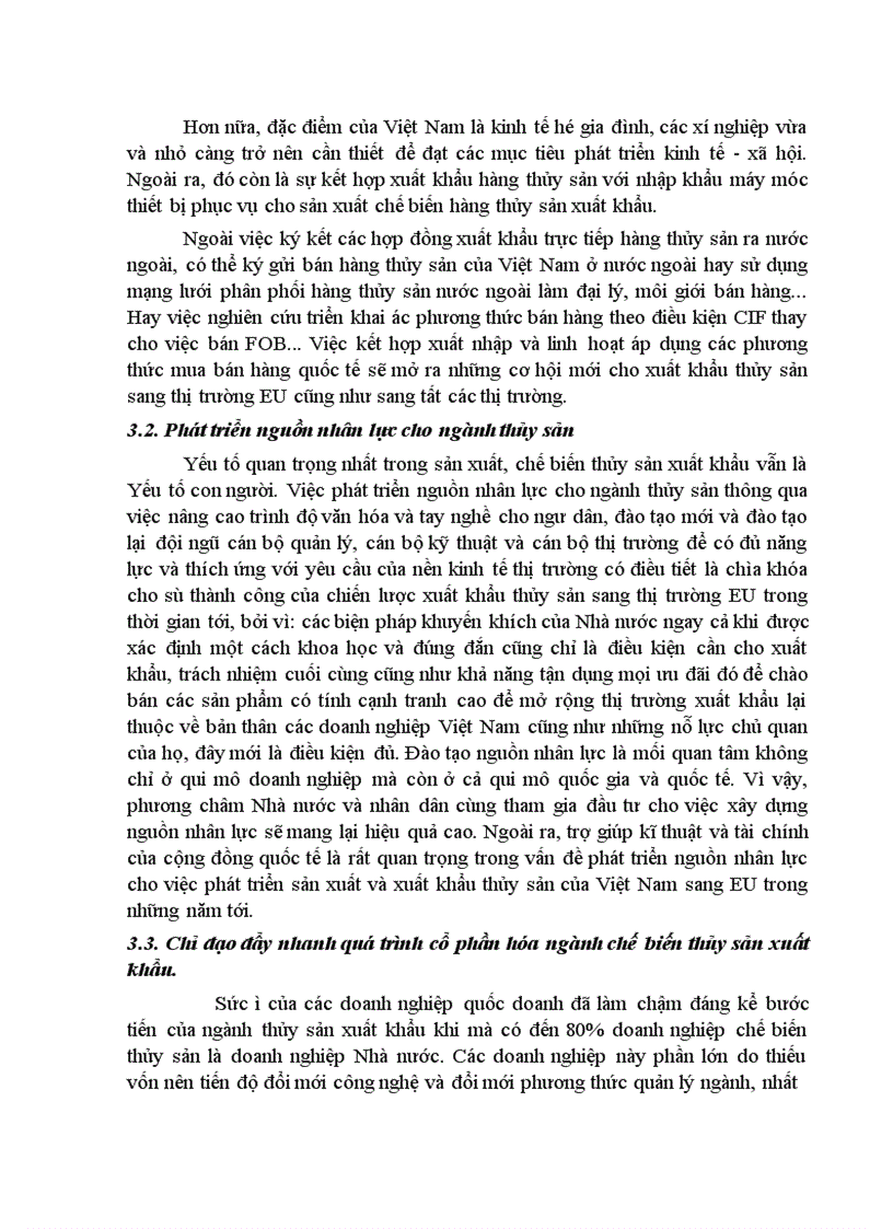 image for page Những giải pháp đẩy mạnh xuất khẩu mặt hàng thủy sản của Việt Nam sang thị trường EU trong những năm tới 1