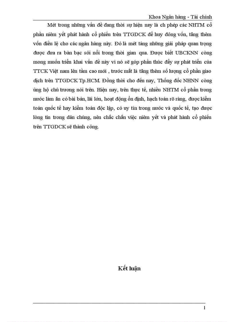 image for page Phát huy vai trò của Ngân hàng thương mại đối với sự phát triển của thị trường chứng khoán Việt Nam 1