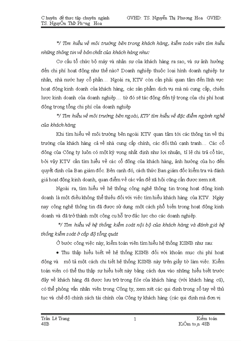 image for page Quy trình kiểm toán khoản mục chi phí hoạt động trong kiểm toán Báo cáo tài chính do Công ty TNHH kiểm toán PKF Việt Nam thực hiện 1