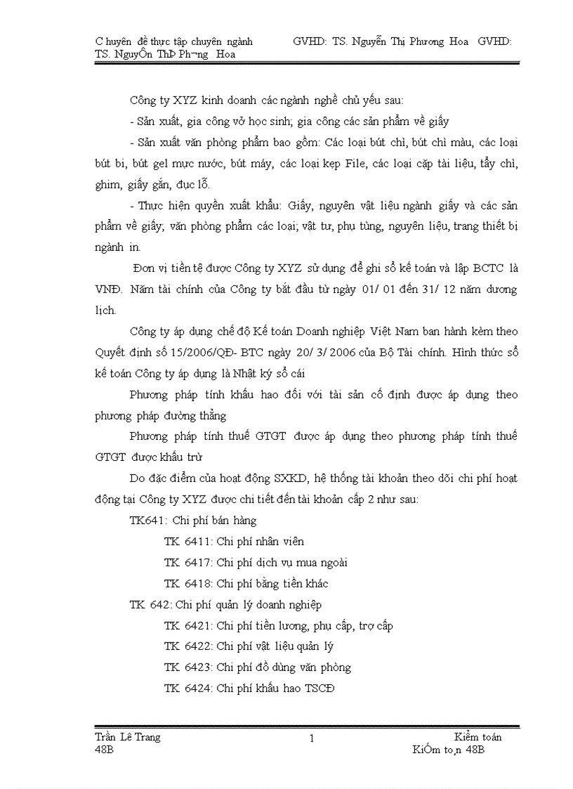 image for page Quy trình kiểm toán khoản mục chi phí hoạt động trong kiểm toán Báo cáo tài chính do Công ty TNHH kiểm toán PKF Việt Nam thực hiện 1