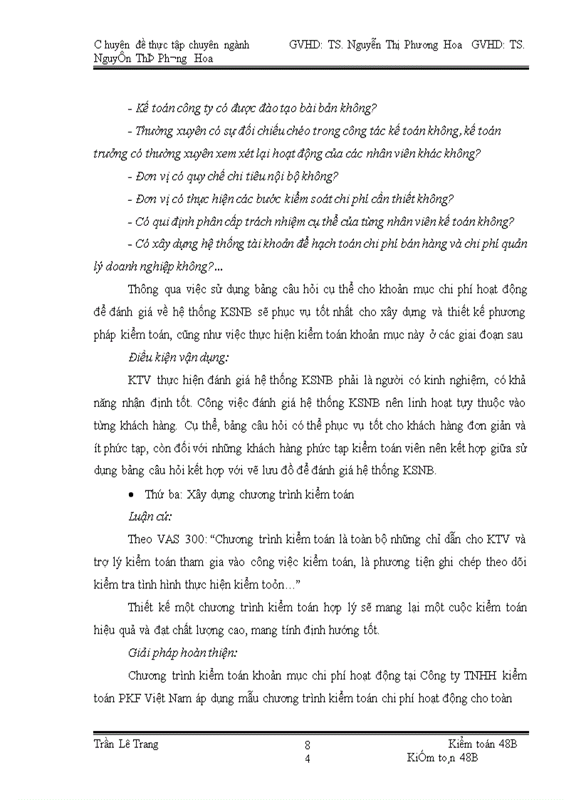 image for page Quy trình kiểm toán khoản mục chi phí hoạt động trong kiểm toán Báo cáo tài chính do Công ty TNHH kiểm toán PKF Việt Nam thực hiện 1