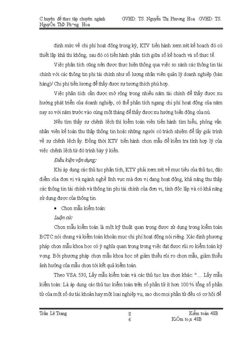 image for page Quy trình kiểm toán khoản mục chi phí hoạt động trong kiểm toán Báo cáo tài chính do Công ty TNHH kiểm toán PKF Việt Nam thực hiện 1