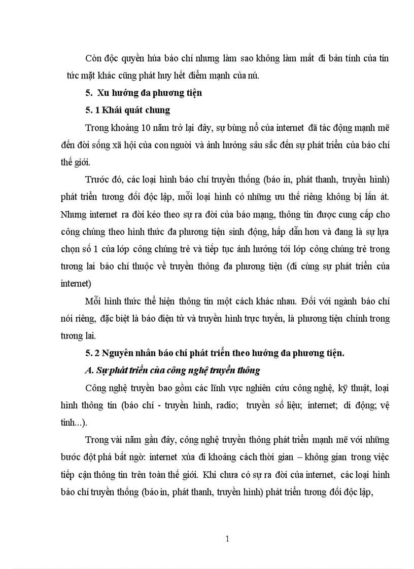 image for page Xu hướng báo chí Việt Nam