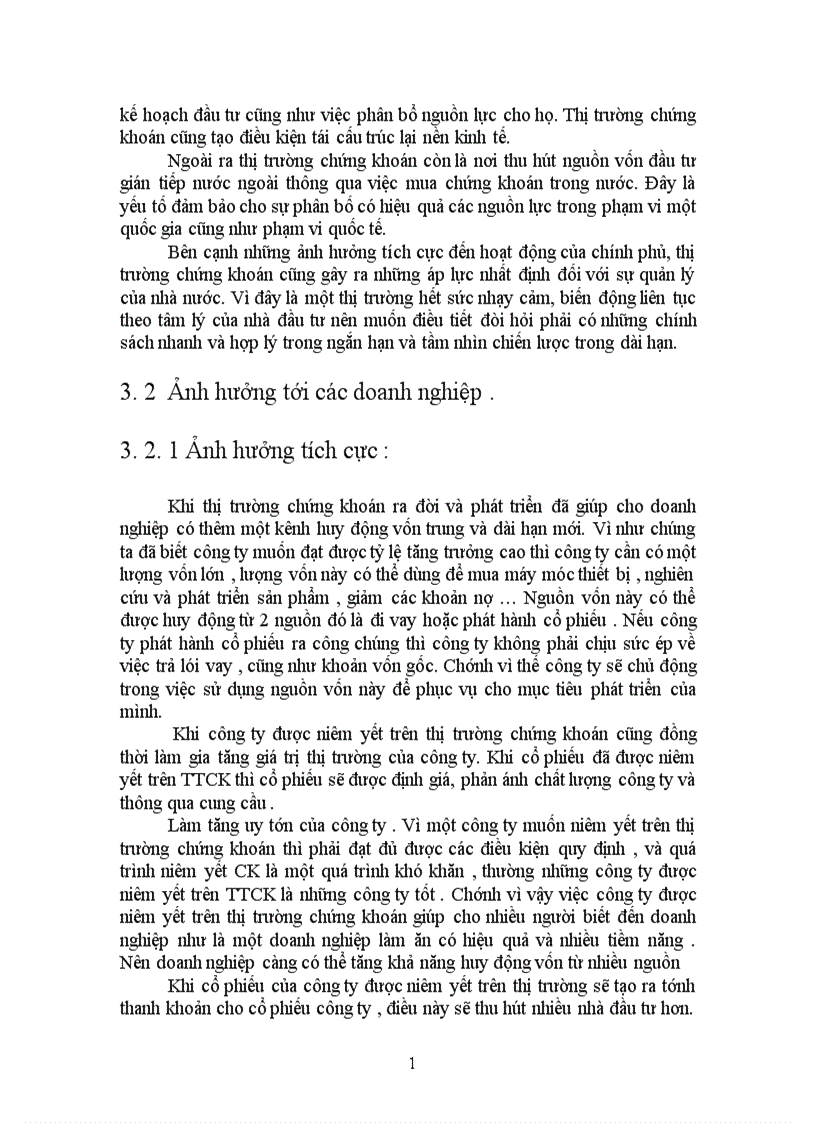 image for page Ảnh hưởng của thị trường chứng khoán tới nền kinh tế tại Việt Nam