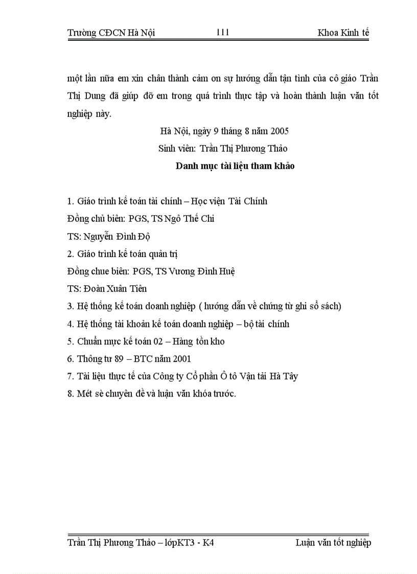 image for page Kế toán tiêu thụ hàng hóa và xác định kết quả tiêu thụ ở Công ty Cổ phần Ô tô Vận tải Hà Tây 1