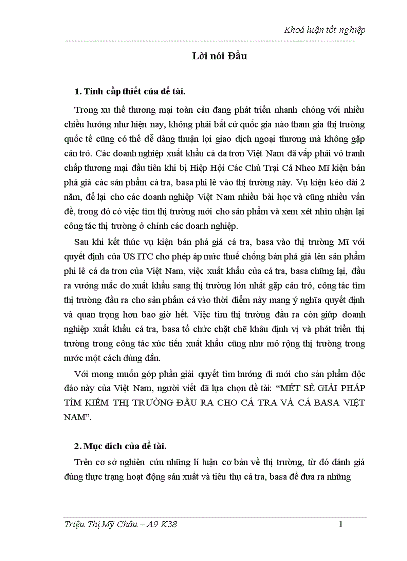image for page Một số giải pháp tìm kiếm thị trường đầu ra cho cá tra và cá basa Việt Nam