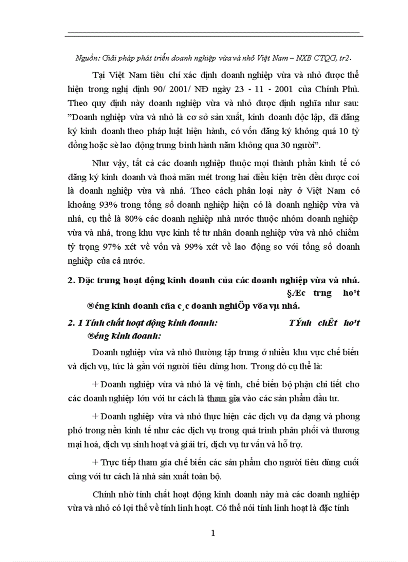 image for page Một số giải pháp huy động vốn nhằm thúc đẩy sự phát triển của các doanh nghiệp vừa và nhỏ ở Việt Nam trong giai đoạn tới 2001 2005