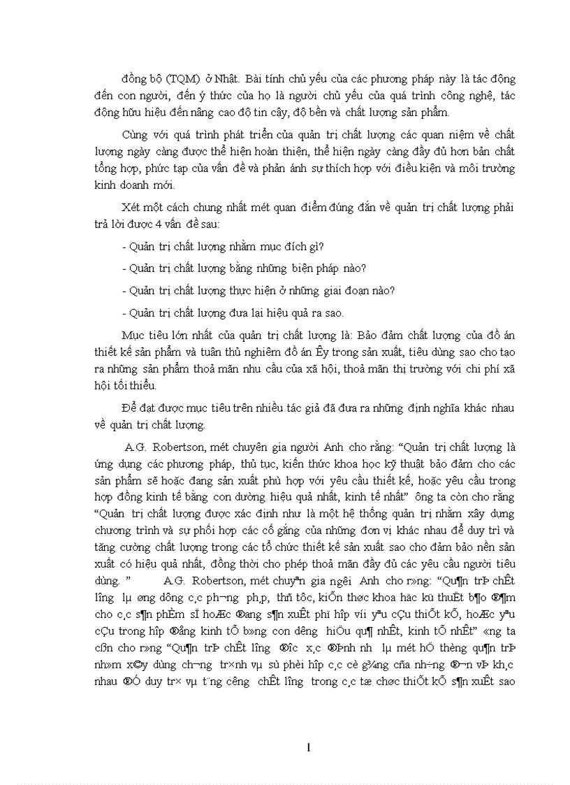 image for page Một số vấn đề về quản lý chất lượng trong các doanh nghiệp công nghiệp 1