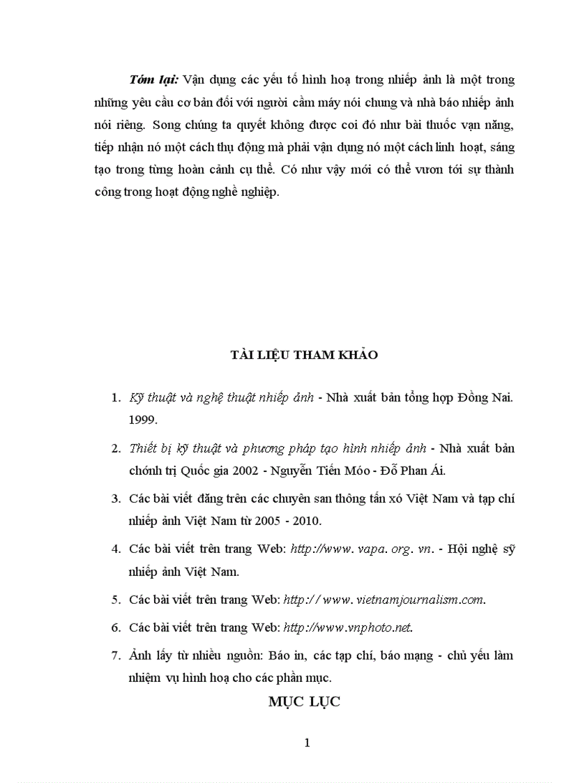 image for page Nghệ thuật tạo hình nhiếp ảnh