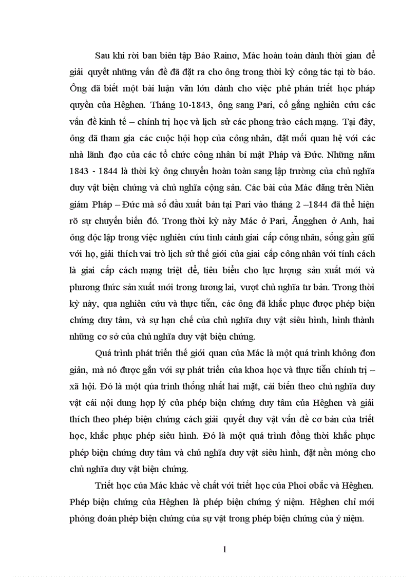 image for page Phân tích thực chất của cuộc cách mạng trên lĩnh vực triết học do Mác Ăngghen thực hiện ý nghĩa của vấn đề đó 1