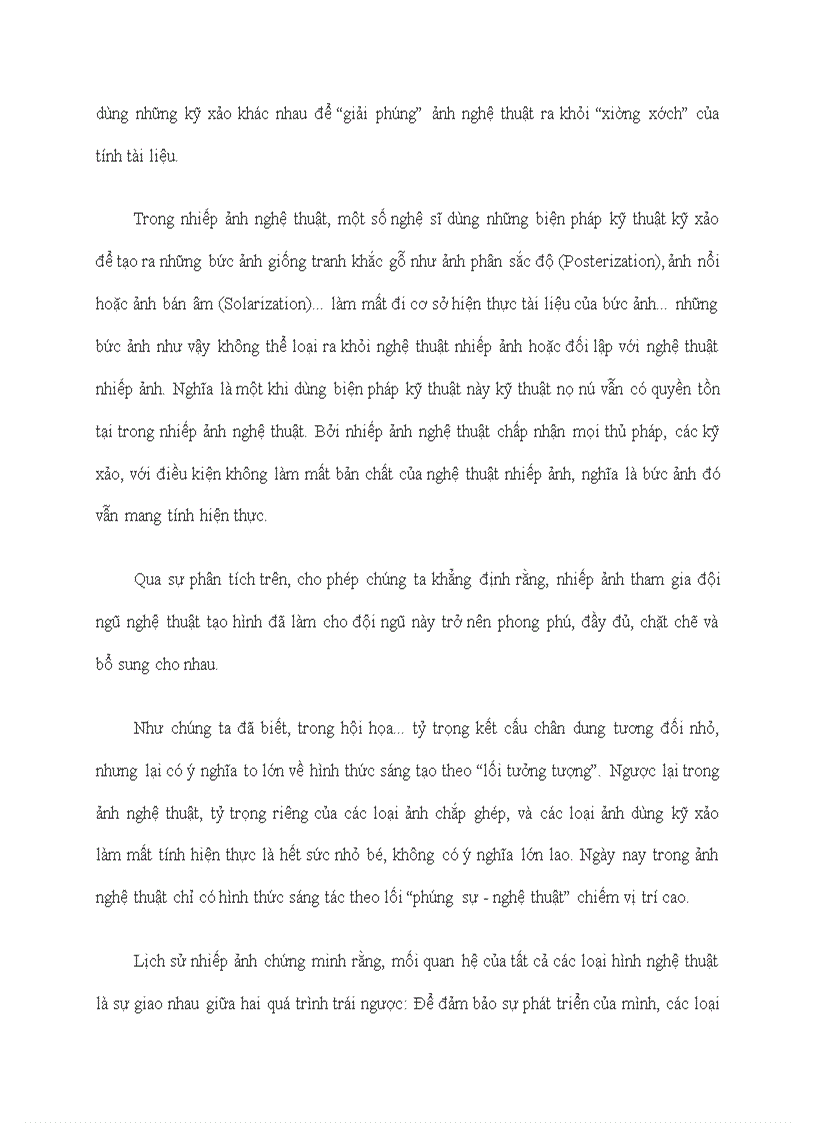 image for page Khi nhiếp ảnh ra đời một họa sĩ đã thốt ra rằng hội họa đã chết từ đây từ góc độ của người chụp ảnh anh chị có bình luận gì