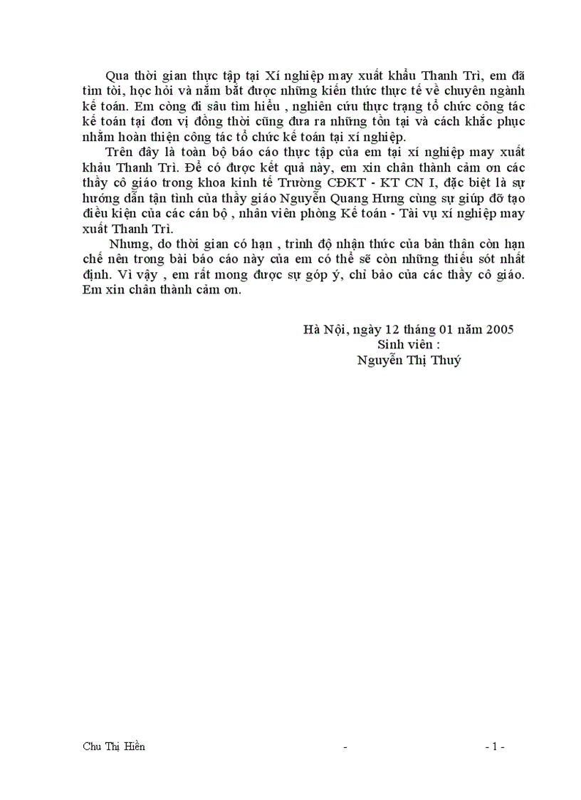 image for page Công tác tổ chức kế toán tổng hợp tại xí nghiệp may xuất khẩu Thanh Trì 1