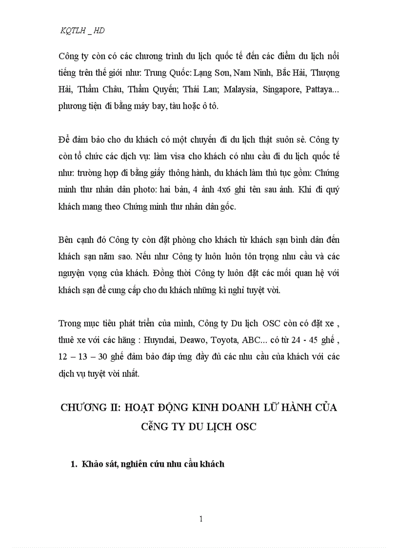image for page Hoạt động kinh doanh lữ hành của công ty du lịch OSC 1