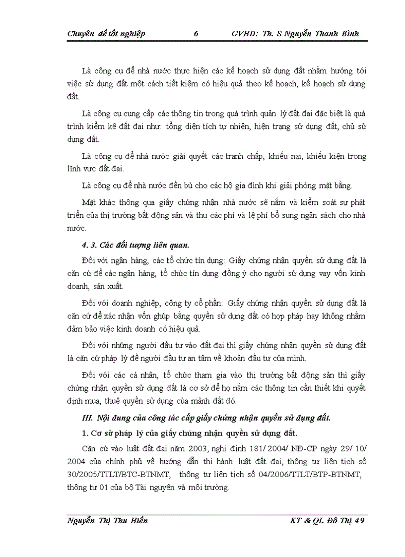image for page Thực trạng và giải pháp cấp giấy chứng nhận quyền sử dụng đất trên địa bàn huyện Nghi Lộc tỉnh Nghệ An