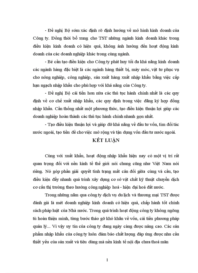 image for page Một số giải pháp kỹ thuật nghiệp vụ nhằm nâng cao hiệu quả hoạt động nhập khẩu tại công ty dịch vụ du lịch và thương mại TST