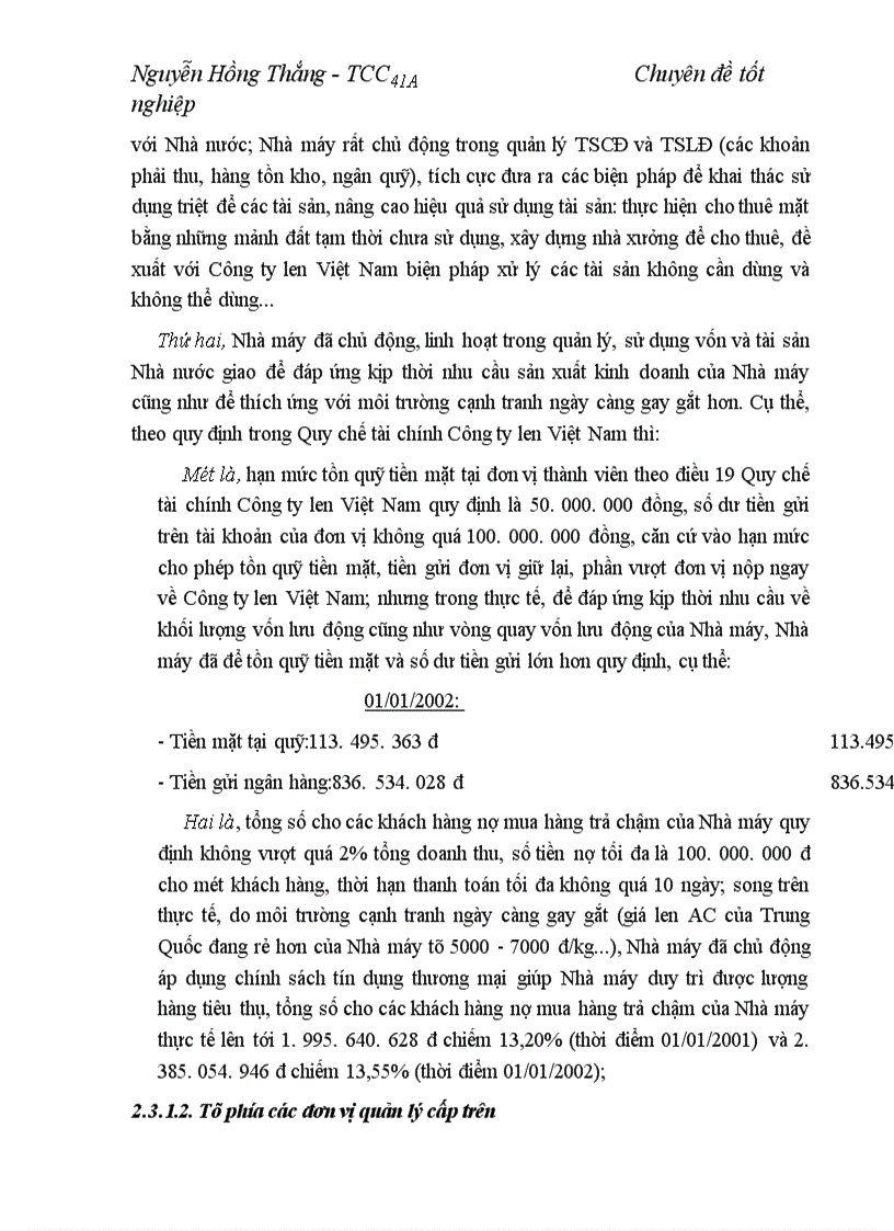 image for page Quản lý vốn nhà nước tại doanh nghiệp nhà nước Nghiên cứu vận dụng tại Nhà máy len Hà Đông