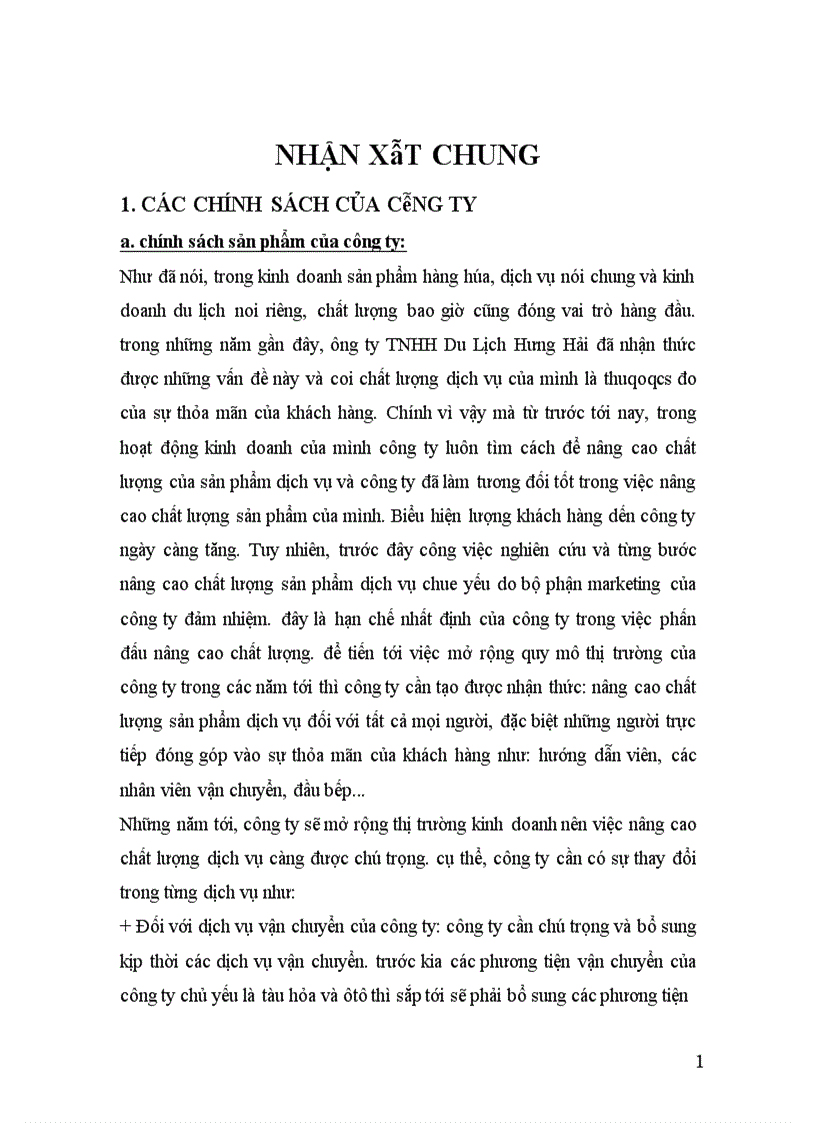 image for page Thực trạng về hoạt động kinh doanh tại công ty tnhh hưng hải