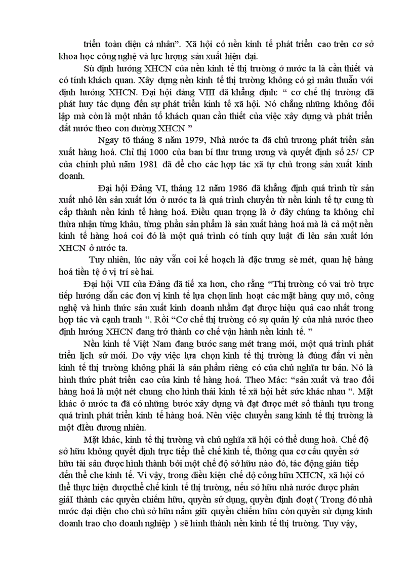 image for page Sự hình thành và phát triển nền Kinh tế thị trường định hướng XHCN ở Việt Nam