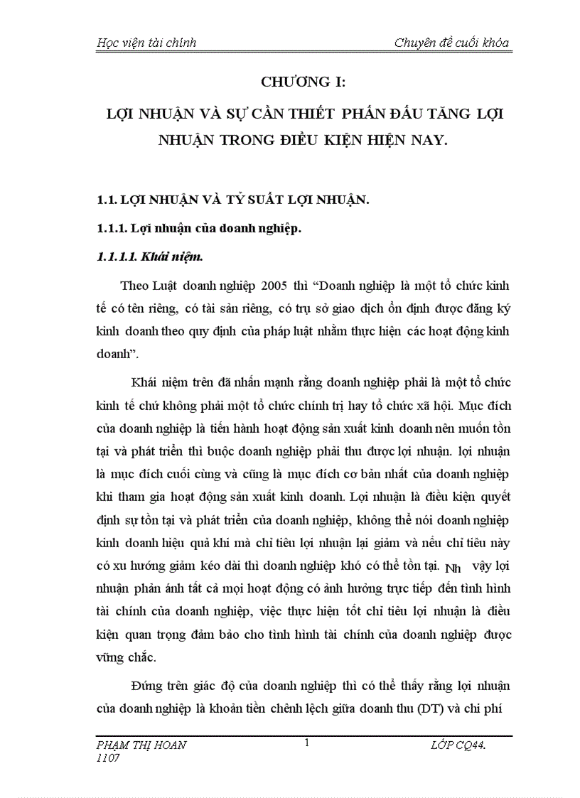 image for page Lợi nhuận và các giải pháp chủ yếu tăng lợi nhuận tại công ty xi măng Hải Phòng