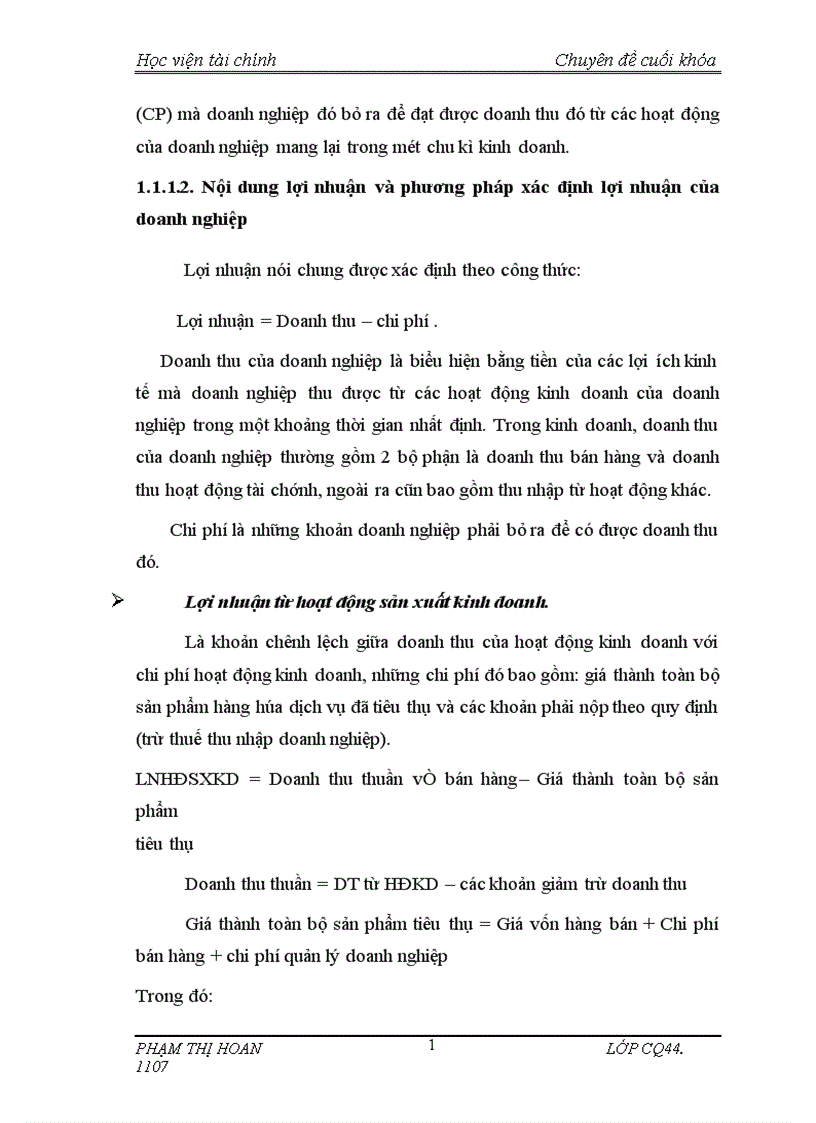 image for page Lợi nhuận và các giải pháp chủ yếu tăng lợi nhuận tại công ty xi măng Hải Phòng