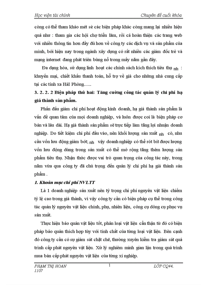 image for page Lợi nhuận và các giải pháp chủ yếu tăng lợi nhuận tại công ty xi măng Hải Phòng
