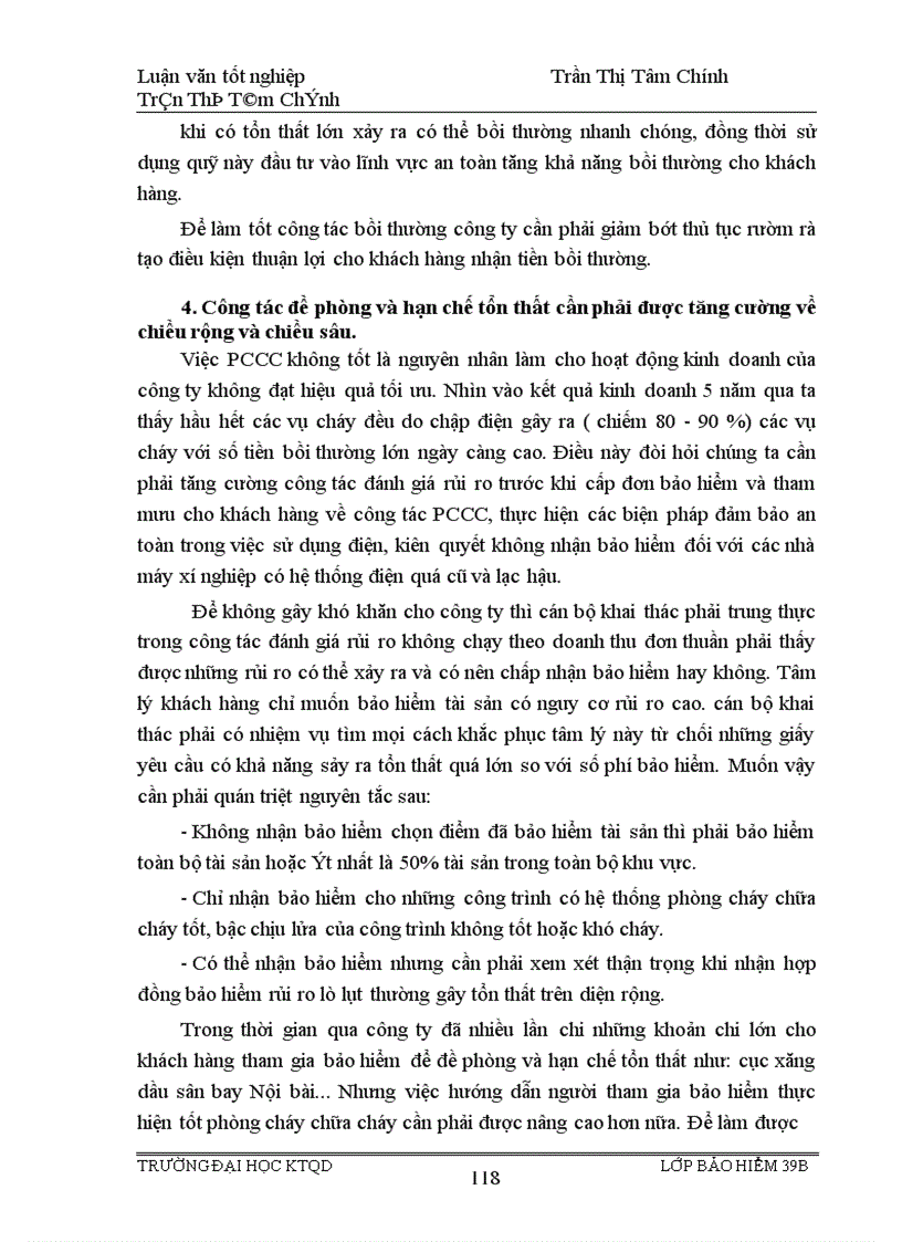 image for page Tình hình triển khai nghiệp vụ bảo hiểm cháy và gián đoạn kinh doanh sau cháy ở công ty bảo hiểm Hà Nội giai đoạn 1996 2000 1