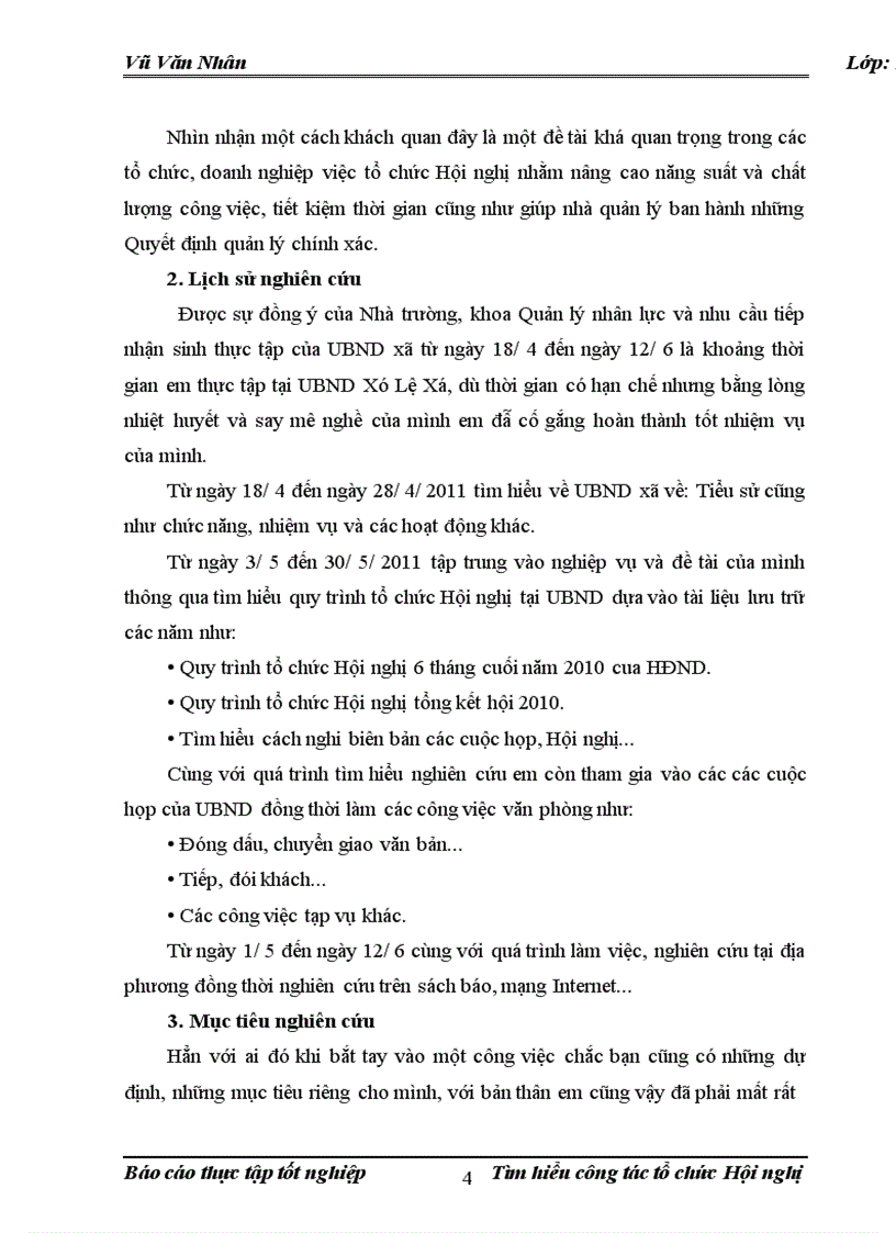 image for page Tìm hiểu công tác tổ chức Hội nghị tại UBND xã Lệ Xá