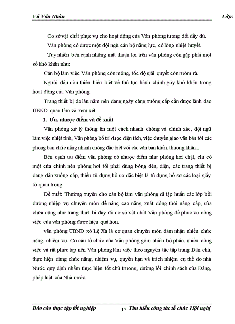 image for page Tìm hiểu công tác tổ chức Hội nghị tại UBND xã Lệ Xá