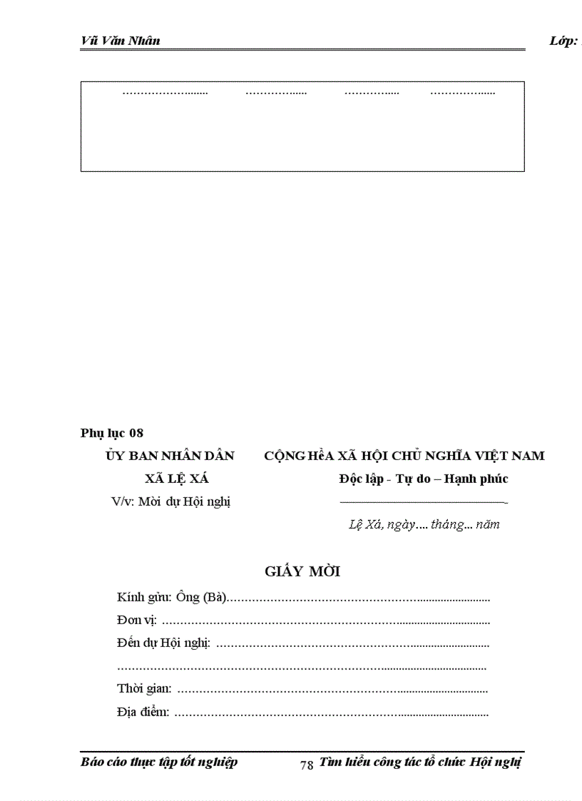 image for page Tìm hiểu công tác tổ chức Hội nghị tại UBND xã Lệ Xá