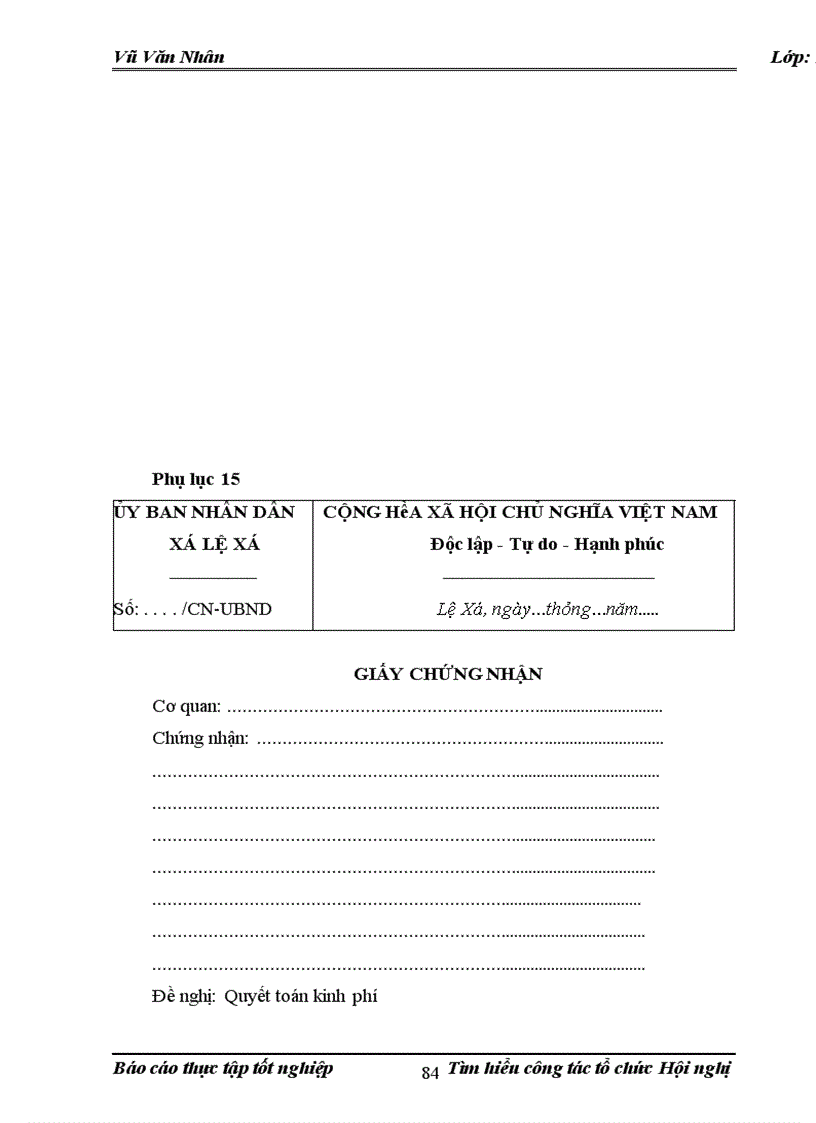 image for page Tìm hiểu công tác tổ chức Hội nghị tại UBND xã Lệ Xá