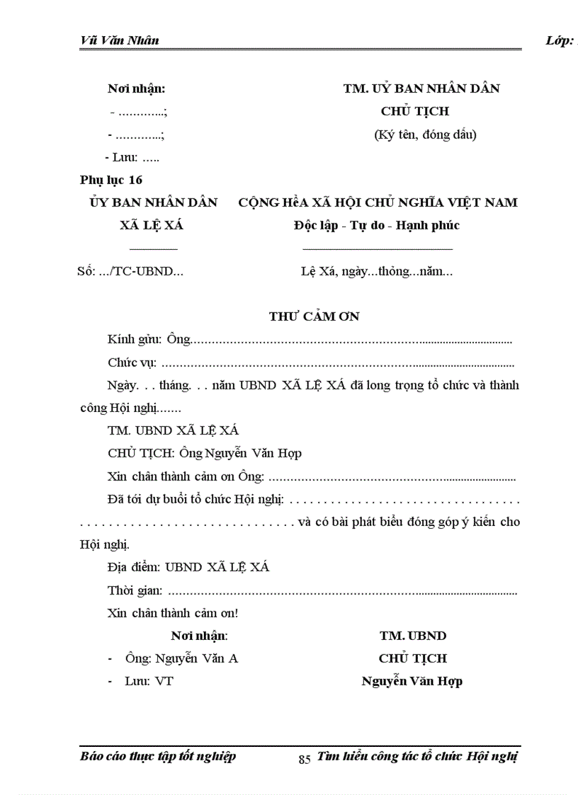 image for page Tìm hiểu công tác tổ chức Hội nghị tại UBND xã Lệ Xá