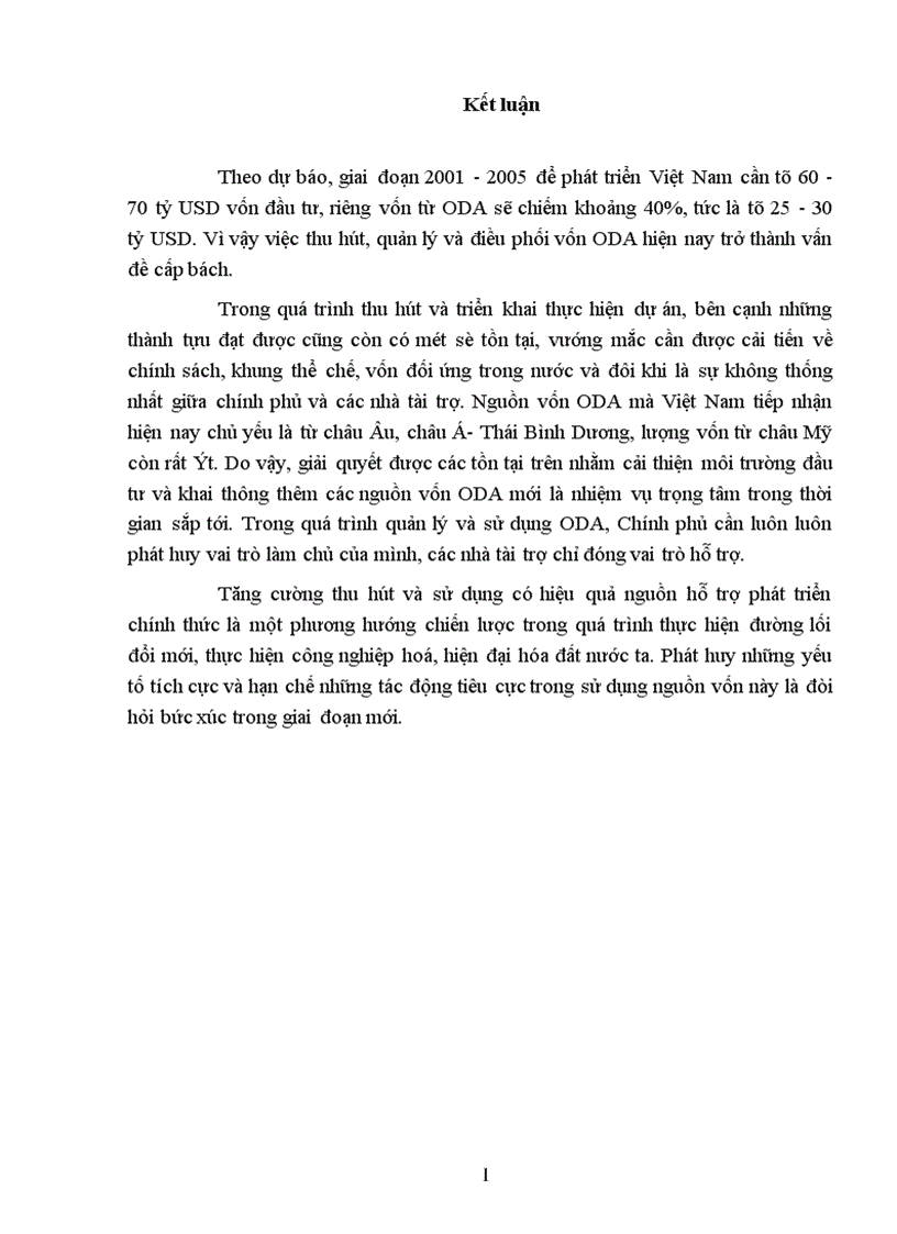 image for page Một số giải pháp nhằm tăng cường công tác quản lý và sử dụng nguồn Hỗ trợ phát triển chính thức ODA ở Việt Nam trong giai đoạn hiện nay