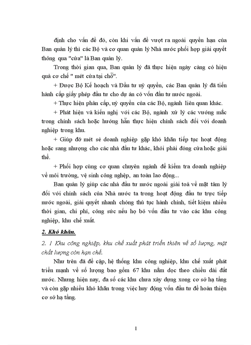 image for page Đầu tư trực tiếp nước ngoài vào khu công nghiệp khu chế xuất Thực trạng và giải pháp