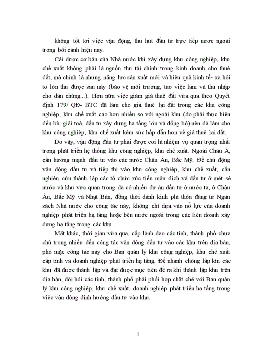 image for page Đầu tư trực tiếp nước ngoài vào khu công nghiệp khu chế xuất Thực trạng và giải pháp