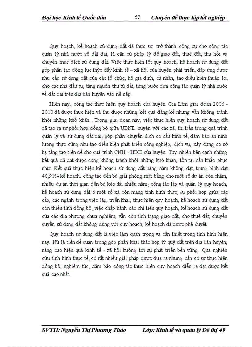 image for page Đánh giá công tác quy hoạch sử dụng đất trên địa bàn huyện Gia Lâm Thành phố Hà Nội giai đoạn 2005 2010
