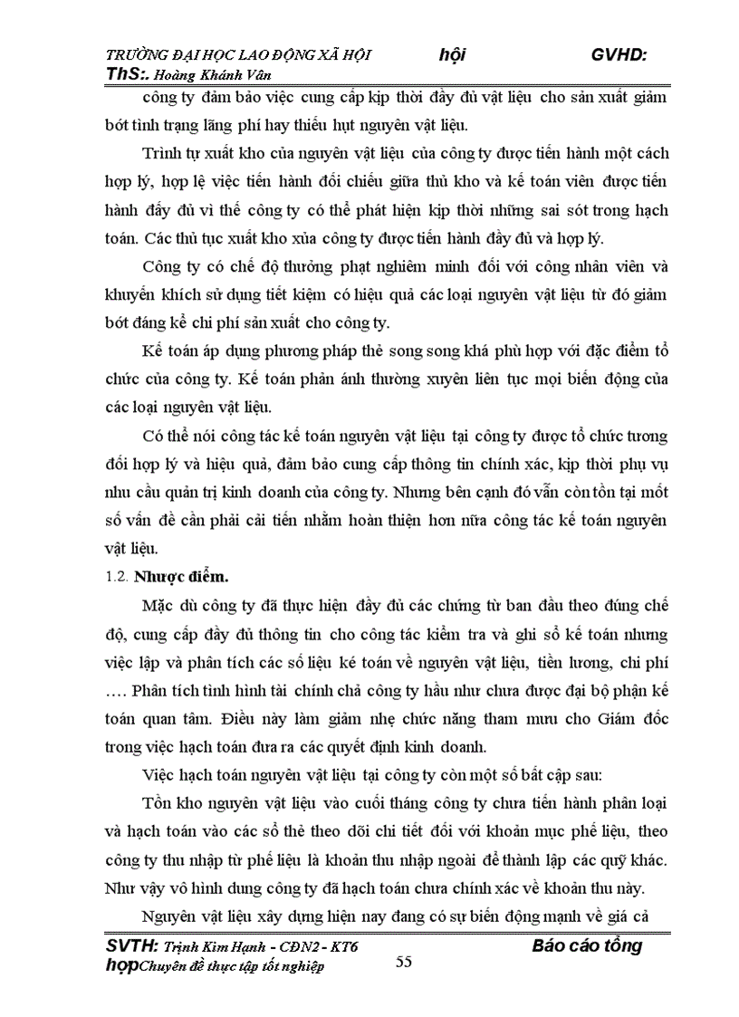 image for page Kế toán nguyên vật liệu tại công ty TNHH Thương Mại Và Xây Dựng Hải Thắng