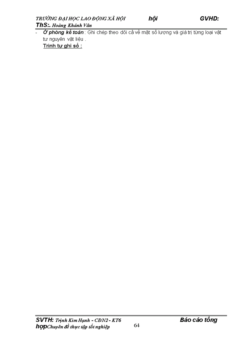 image for page Kế toán nguyên vật liệu tại công ty TNHH Thương Mại Và Xây Dựng Hải Thắng