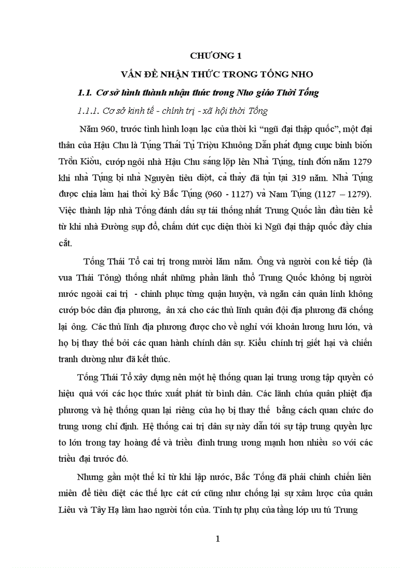 image for page VẤN ĐỀ NHẬN THỨC TRONG TỐNG NHO