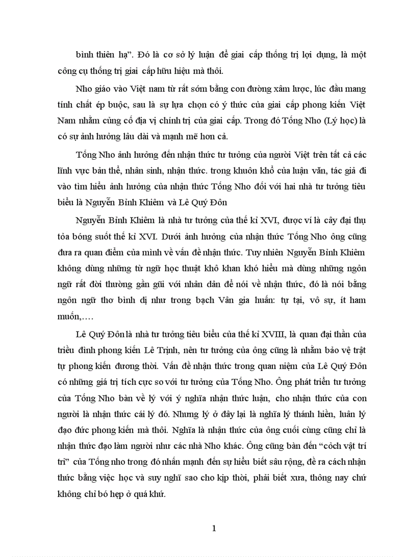 image for page VẤN ĐỀ NHẬN THỨC TRONG TỐNG NHO