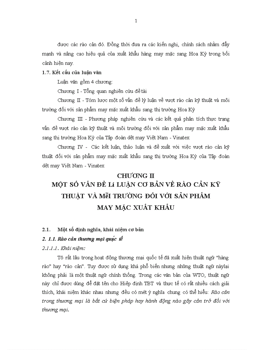 image for page Giải pháp vượt rào cản kỹ thuật và môi trường đối với hàng may xuất khẩu sang thị trường Hoa Kỳ của các doanh nghiệp thuộc Tập đoàn Dệt may Việt Nam