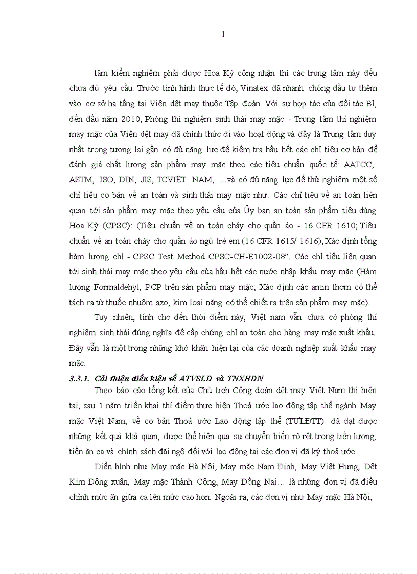 image for page Giải pháp vượt rào cản kỹ thuật và môi trường đối với hàng may xuất khẩu sang thị trường Hoa Kỳ của các doanh nghiệp thuộc Tập đoàn Dệt may Việt Nam