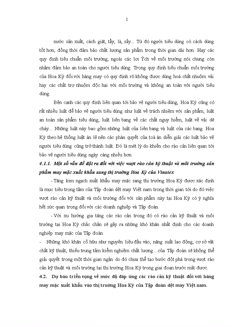 image for page Giải pháp vượt rào cản kỹ thuật và môi trường đối với hàng may xuất khẩu sang thị trường Hoa Kỳ của các doanh nghiệp thuộc Tập đoàn Dệt may Việt Nam
