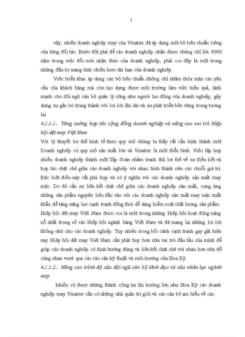 image for page Giải pháp vượt rào cản kỹ thuật và môi trường đối với hàng may xuất khẩu sang thị trường Hoa Kỳ của các doanh nghiệp thuộc Tập đoàn Dệt may Việt Nam