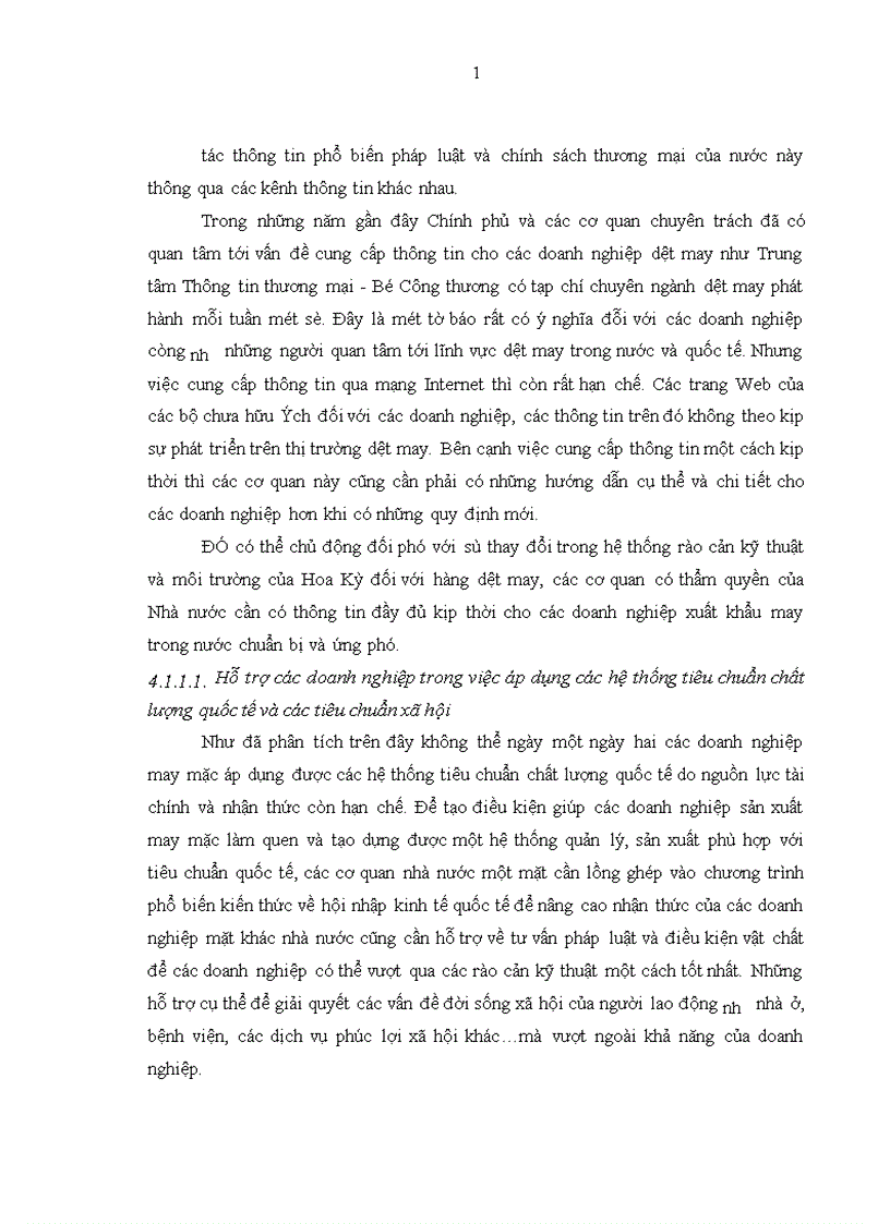 image for page Giải pháp vượt rào cản kỹ thuật và môi trường đối với hàng may xuất khẩu sang thị trường Hoa Kỳ của các doanh nghiệp thuộc Tập đoàn Dệt may Việt Nam