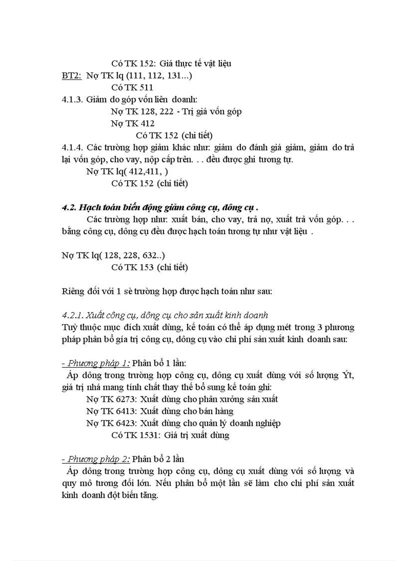 image for page Tổ chức công tác hạch toán vật liệu và công cụ dụng cụ với việc nâng cao hiệu quả sử dụng vốn lưu động tại Công ty Dệt 8 3