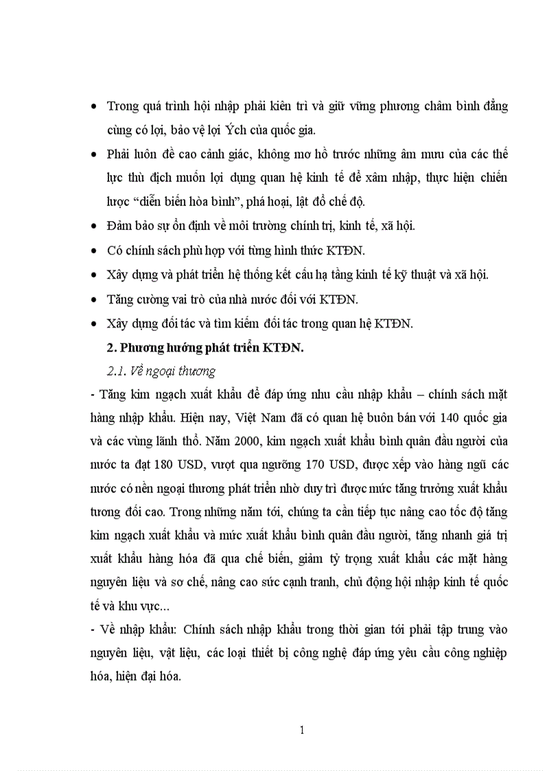 image for page Mở rộng và nâng cao hiệu quả KTĐN ở nước ta theo hướng tăng khả năng cạnh tranh và chủ động hội nhập kinh tế khu vực và quốc tế 1